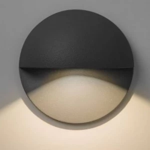 Image of LED Outdoor Wall Light Black IP65