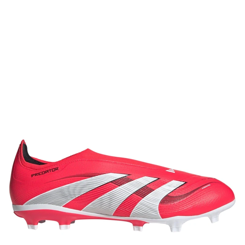 Image of adidas Predator League Laceless Firm Ground Football Boots Red 8.5