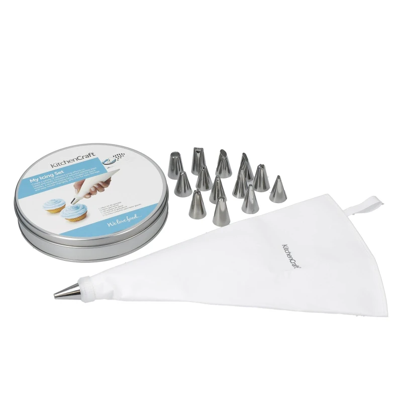 Image of Kitchencraft Sweetly Does It Icing Tin Set Multi