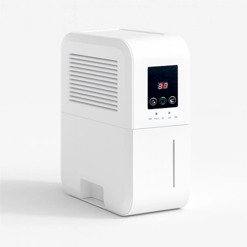 Image of Prem-i-air Compact Peltier Dehumidifier 500ml/day, 2L Tank, Auto Shut-Off & Warm Air, Wall Mount or Freestanding, Low Power 42W, Quiet, Brushless Fan,