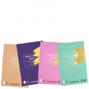 Image of Vitamasques Sheet Face Mask Gold Collection Bundle x 4