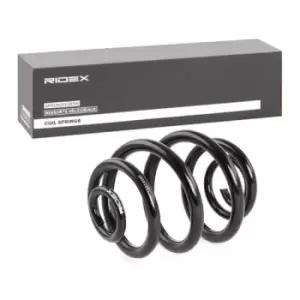 Image of RIDEX Coil spring RENAULT 188C0595 8200041470 Suspension spring,Springs,Coil springs,Coil spring suspension,Suspension springs