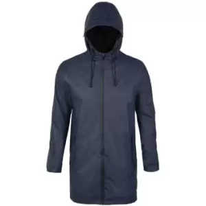 Image of NEOBLU Mens Antoine Wax Parka (S) (Night Blue)