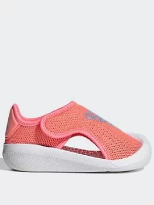 Image of adidas Altaventure Sport Swim Sandals, Red/Blue, Size 5 Younger