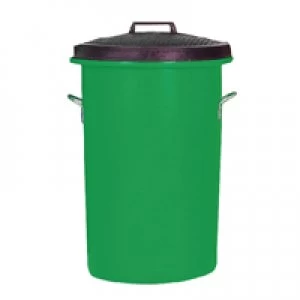 Image of Slingsby Heavy Duty Coloured Dustbin 85 Litre Green 311965