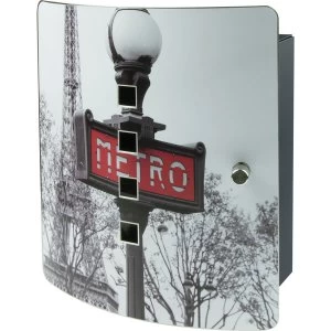 Image of Burg-Wachter Paris Key Cabinet with Magnetic Catch - 10 keys