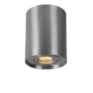 Image of Lucide Tube Modern Surface Mounted Ceiling Spotlight 96cm 1xGU10 Satin Chrome