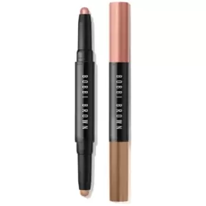 Image of Bobbi Brown Long-Wear Cream Shadow Stick Duo (Various Shades) - Pink Copper/Cashew