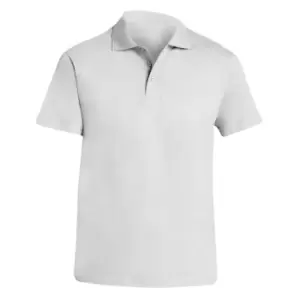 Image of SOLS Mens Prescott Jersey Short Sleeve Polo Shirt (L) (White)