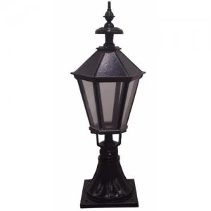 Image of Zexum Black Traditional Driveway Pillar Lamp