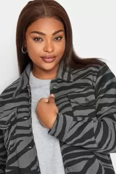 Image of Zebra Print Shacket