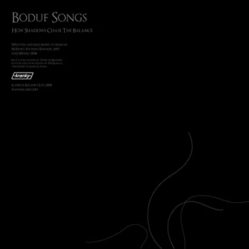 Image of Boduf Songs - How Shadows Chase The Balance CD