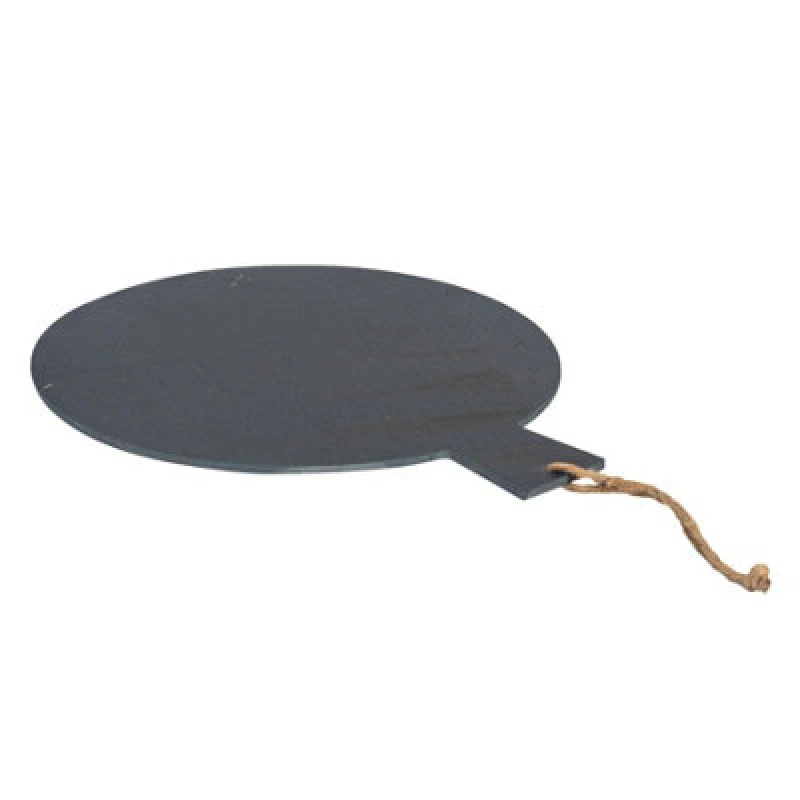 Image of Argon Tableware Round Slate Serving Paddle 34cm Grey