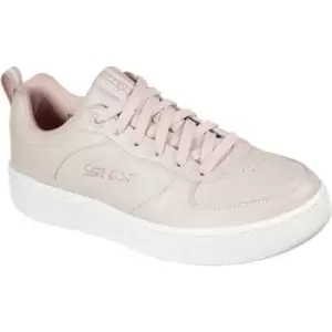 Image of Skechers Womens Sport Court 92 Leather Lace Up Trainers UK Size 5 (EU 38)