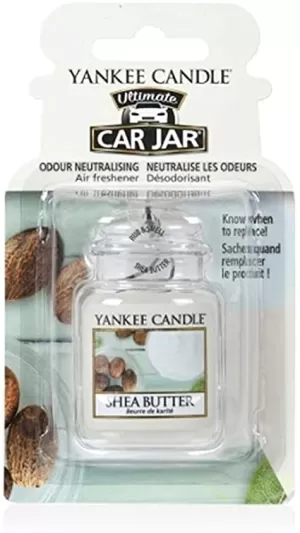 Image of Shea Butter (Pack Of 6) Yankee Candle Ultimate Car Jar Air Freshener