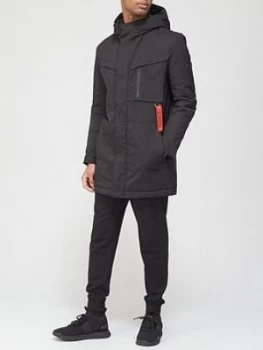 Image of Hugo Boss Myoto 211 Parka Jacket Black Size L Men