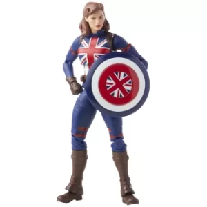 Image of Hasbro Marvel Legends Series Marvel's Captain Carter What If Action Figure and Build-a-Figure Parts