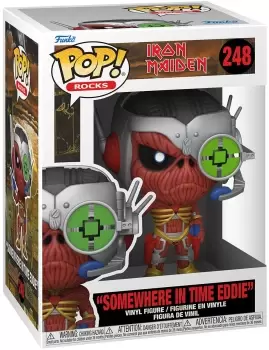 Image of Iron Maiden Somewhere in Time Eddie Rocks (Chase Edition moglich!) Vinyl Figur 248 Funko Pop! multicolor