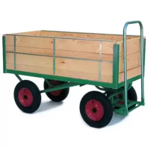 Image of Slingsby Heavy Duty Turntable Trucks with Wooden Platforms, L X W - 1905 X 762 a