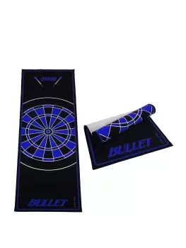 Image of Non-Slip Tournament Dartboard Mat for Home Practice - Blue