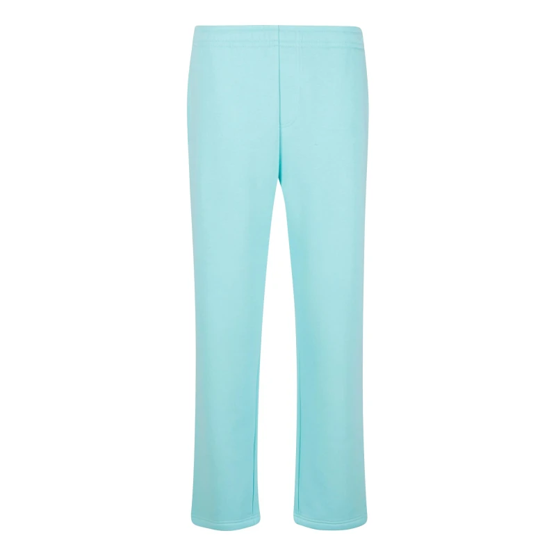 Image of Build Your Brand Mens Fluffy Jogging Bottoms in Turquoise Size: Medium Turquoise Male M