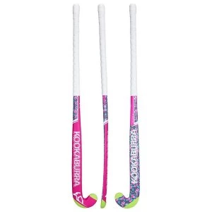 Image of Kookaburra Azalea Wooden Hockey Stick Pink/Multi 30" Light