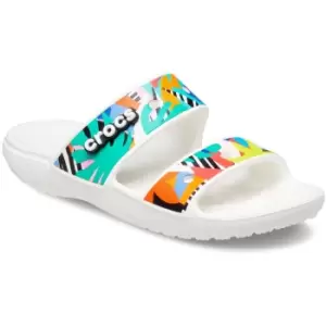 Image of Crocs Womens Classic Crocs Retro Resort Sandals UK Size 7 (EU 41-42)