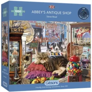 Image of Gibsons Abbey's Antique Shop 1000 Piece Jigsaw Puzzle