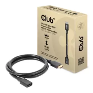 Image of Club3D 1m CAC-1322 Ultra High Speed HDMI Extension Cable