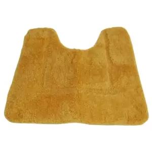 Image of Mayfair Cashmere Touch Ultimate Microfibre Pedestal Mat (50x50cm) (Ochre)