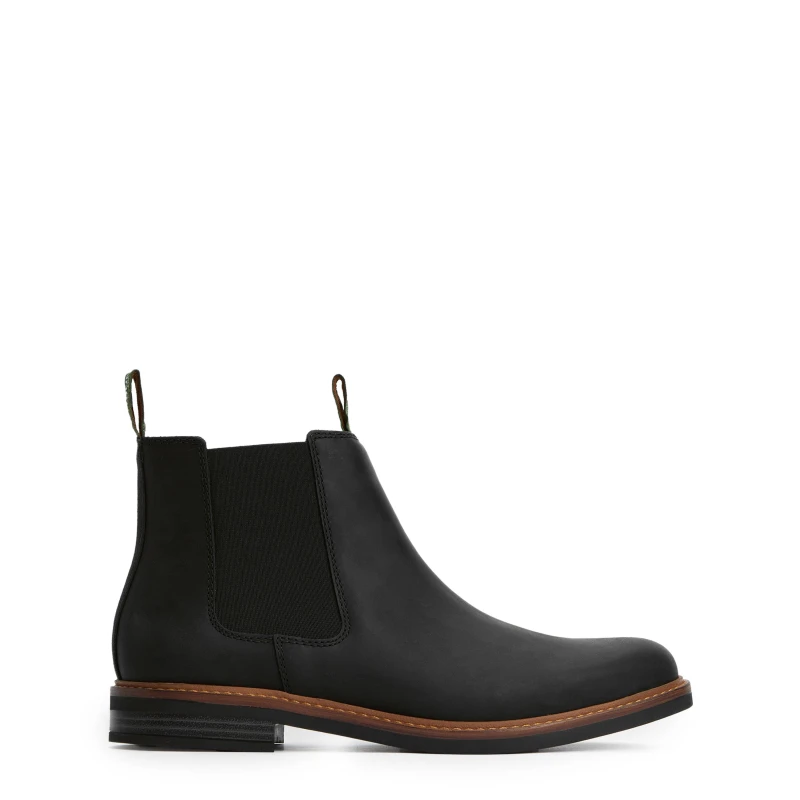 Image of Barbour Farsley Chelsea Boots Black 10 UK