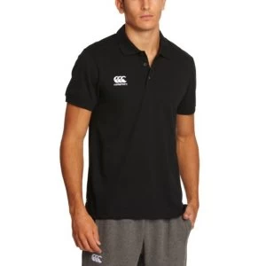 Image of Canterbury Mens Waimak Polo T-Shirt, Black, Large