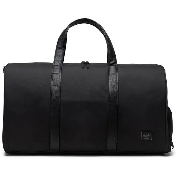 Image of Herschel Bags Mens Novel Duffle Bag One Size Black Tonal HSL065-BLKTON-ONE