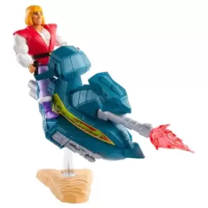 Image of Masters of the Universe Origins Action Figure 2020 Prince Adam with Sky Sled 14 cm