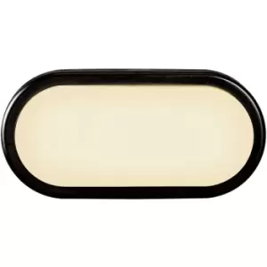 Image of Cuba Bright Oval Light in Black - Black