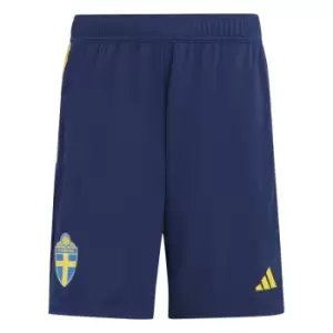 Image of 2022-2023 Sweden Training Shorts (Navy)