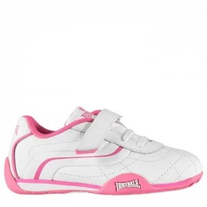Image of Lonsdale Camden Infants Trainers - White/Cerise