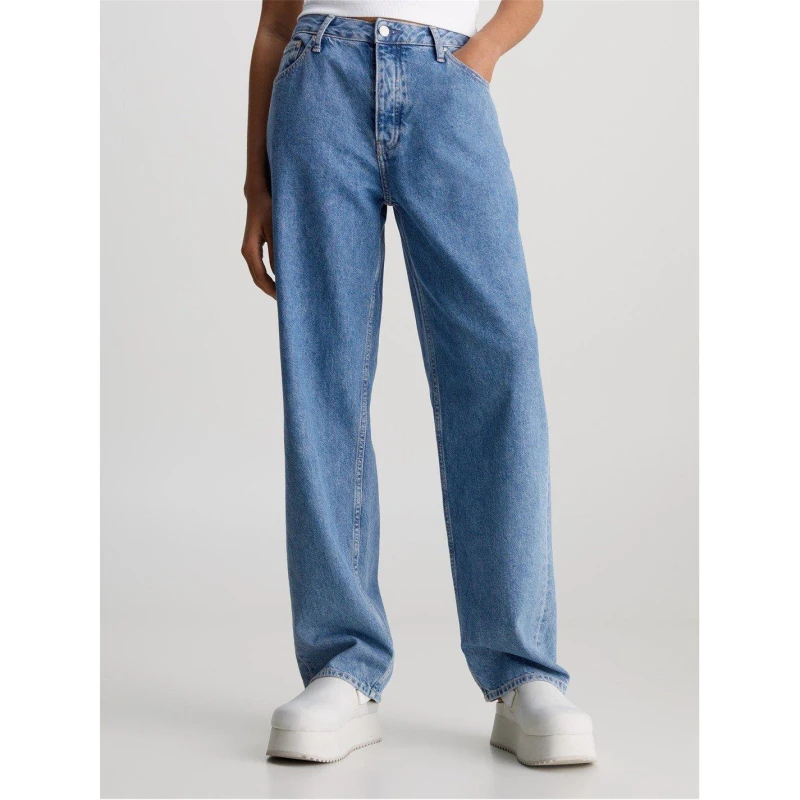 Image of Calvin Klein Jeans 90s Straight Jeans - Blue Blue 30 S