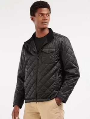 Image of Barbour City Quilt Jacket, Black, Size L, Men