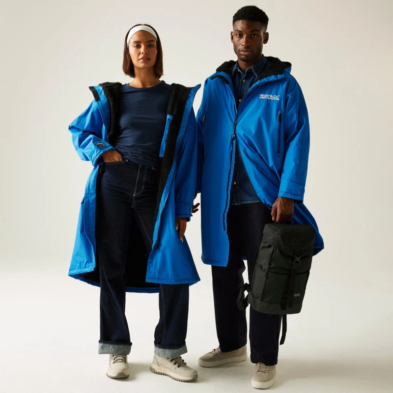 Image of Hooded waterproof jacket Regatta Bleu Unisex XS/S