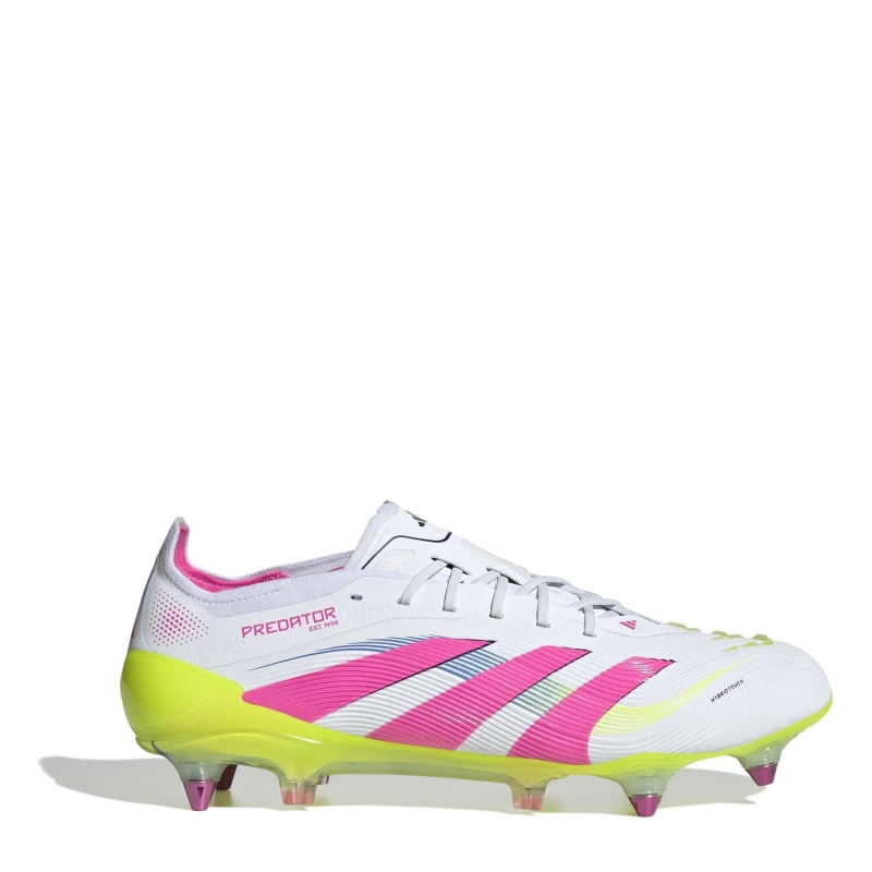 Image of adidas Predator Elite Soft Ground Football Boots White/Pink male 6 (39.3)