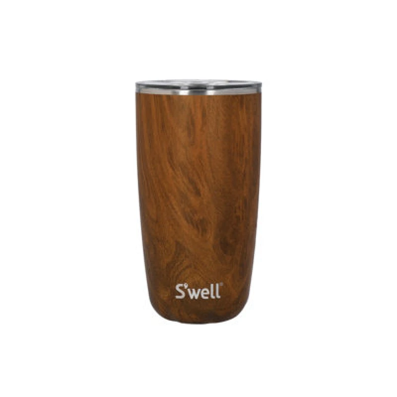 Image of Swell S'well Teakwood Tumbler With Lid, 530Ml