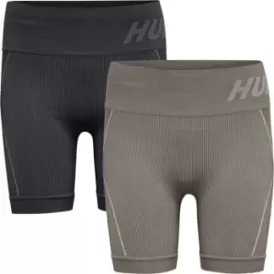 Image of Hummel 2 Pack Chris Shorts Womens - Multi