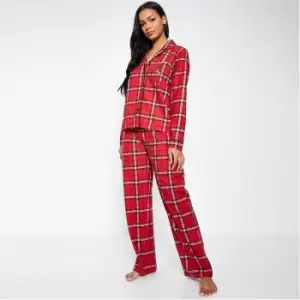 Image of I Saw It First Family Ladies Christmas Nightwear Set - Red