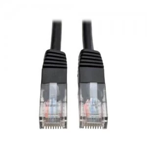 Image of Tripp Lite Cat5e 350 MHz Molded UTP Ethernet Patch Cable RJ45 Black 2f