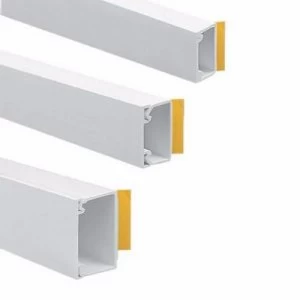 Image of Zexum 11mm x 8mm Self Adhesive Mini Trunking - 3m