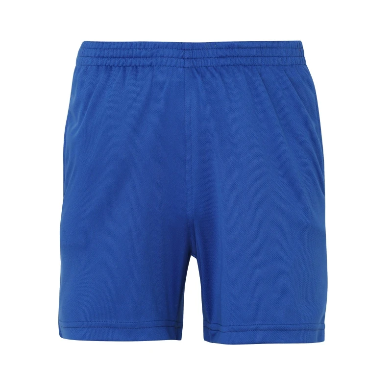 Image of AWDis Just Cool Sports Shorts in Blue Size: 3-4 Years Blue Unisex 3-4 Years