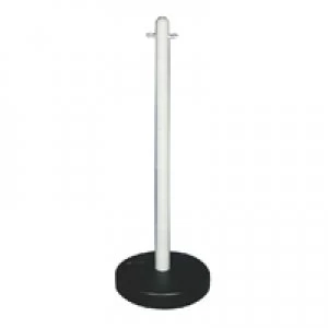 Image of Slingsby VFM White Freestanding Post With Circular Plastic Base 328349