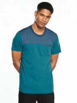 Image of The North Face Z Pocket Short Sleeve T Shirt Blue Size S Men