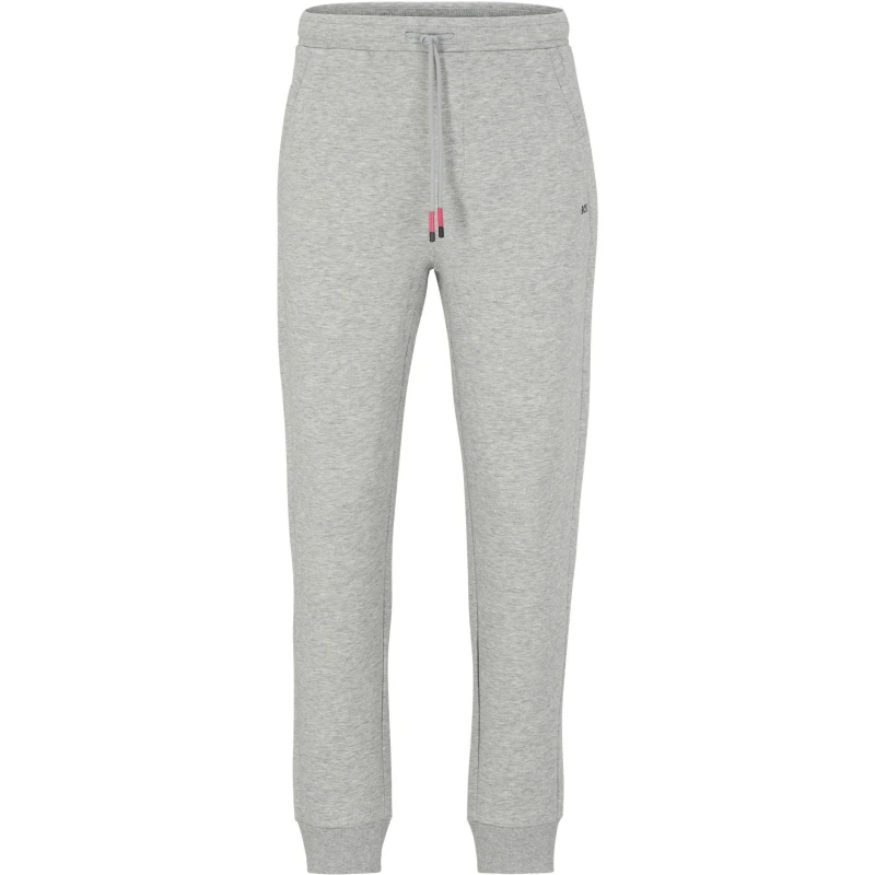 Image of Boss Mens Hadiko Closed Hem Fleece Joggers Light/Grey male S